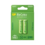 Gp battery (aa) rechargeable nimh r6 / aa, 270aahce - eb2, (2 batteries / blister), 2700mah