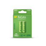 Gp battery (r6) aa rechargable recyko, nimh r6, (2 batteries / blister), 1300mah