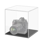 Grande bo�te de comptoir de vitrine en plexiglas en acrylique transparent 24x24x24cm