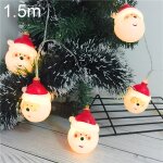 Guirlande lumineuse  del de 1, 5 m du temps des ftes, 10 del, 2 piles aa, bote  piles alimente, ...