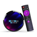 H96 max 8k ultra hd smart tv box android 13. 0 lecteur multimdia avec tlcommande, rk3528 quad - core, ...