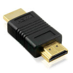 Hdmi 19 broches mle vers hdmi 19pin mle plaqu or adaptateur, supporte hd tv / xbox 360 / ps3 etc