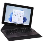 Hongsamde tablette pc 2 en 1 de 10, 1 pouces, 8 go + 128 go, windows 11, interl gemini lake n4120 quad ...