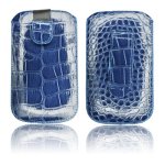 Housse croco - apple iphone 3g / 3gs / 4 / 4s / samsung i900 omnia - granat