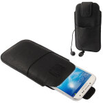 Housse en cuir universelle avec poche pour écouteurs pour iphone x, iphone 6 et 5, samsung galaxy s6 ... Housse en cuir universelle avec poche pour écouteurs pour iphone x, iphone 6 et 5, samsung galaxy s6 ...