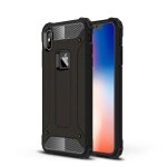 Housse de protection arrière combinée tpu + pc armor pour iphone xs max (noir) Housse de protection arrière combinée tpu + pc armor pour iphone xs max (noir)
