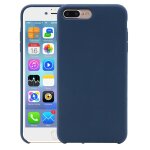 Housse en silicone liquide pure color pour iphone 8 plus & 7 plus (bleu foncé) Housse en silicone liquide pure color pour iphone 8 plus & 7 plus (bleu foncé)