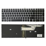 Pour hp probook 650 g4 argent cadre us version clavier rétro - éclairé pour ordinateur portable Pour hp probook 650 g4 argent cadre us version clavier rétro - éclairé pour ordinateur portable