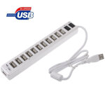 Hub usb 2. 0 12 ports, convient pour ordinateur portable / netbook (blanc) Hub usb 2. 0 12 ports, convient pour ordinateur portable / netbook (blanc)