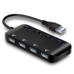 Hub usb3. 0 ultra rapide � 4 ports avec commutateur