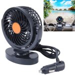 Huxin hx - t305 3w 360 degrs de rotation rglable  faible bruit mini ventilateur de voiture lectrique, ...