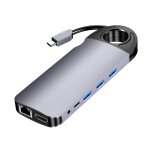 Hw - tc28 10 en 1 usb 3. 0 x3 + hdmi + vga + sd + tf + pd + port ethernet + port 3, 5 mm station d'accueil ... Hw - tc28 10 en 1 usb 3. 0 x3 + hdmi + vga + sd + tf + pd + port ethernet + port 3, 5 mm station d'accueil ...