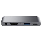 Hw - tc29 adaptateur hub d'extension multifonction 4 en 1 type - c / usb - c hub ipad pro (gris) Hw - tc29 adaptateur hub d'extension multifonction 4 en 1 type - c / usb - c hub ipad pro (gris)