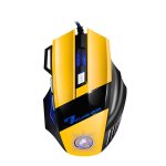 Imice x7 2400 dpi souris de jeu cbl  7 touches avec lumire de respiration colore, longueur du cble: ...