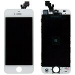 Ipartsacheter 3 en 1 pour iphone 5 (original lcd + cadre lcd + touch pad) digitizer assembl�e (blanc) ...