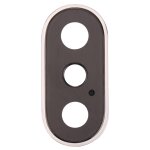 Ipartsacheter pour iphone x bague d objectif de camra arrire (argent)