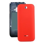 Ipartsacheter pour nokia 225 couverture de batterie en plastique couleur unie (rouge)