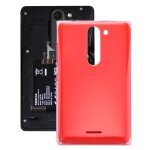 Ipartsacheter pour nokia asha 502 dual sim couvercle de la batterie arrire (rouge)