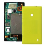 Ipartsacheter pour nokia lumia 520 couvercle du bo�tier arri�re en plastique (jaune)