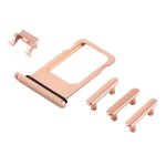 Ipartsacheter pour le plateau de carte d iphone 8 plus + la cl� de contr�le de volume + le bouton d alimentati ...