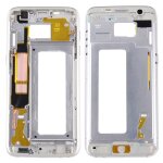 Ipartsacheter pour samsung galaxy s7 edge / g935 botier avant cadre lcd cadre lunette (argent)