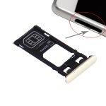 Ipartsacheter pour sony xperia x (single sim version) plateau de carte sim + micro sd card plateau + ...