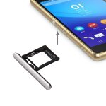 Ipartsacheter pour sony xperia xz premium (version double sim) micro sd / carte sim plateau + carte slot ...
