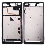 Ipartsacheter pour sony xperia z3 (single sim) bo�tier avant lcd cadre lunette (noir)
