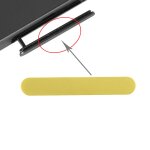 Ipartsacheter pour sony xperia z5 fente pour carte compact port dust plug (jaune)