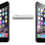 Ipartsbuy bouton d alimentation d origine pour iphone 6 et 6 plus (argent)