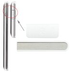 Ipartsbuy �couteur bouton & volume bouton de remplacement pour sony xperia zr / m36h (argent)