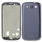 Ipartsbuy full housing lcd cadre lunette + couverture arri�re pour samsung galaxy s iii / i747 (bleu) ...