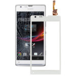 Ipartsbuy partie �cran tactile pour sony xperia sp / m35h (blanc)