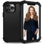 Pour iphone 11 pro max pc + silicone protection anti - chute de téléphone portable en trois pièces couverture ... Pour iphone 11 pro max pc + silicone protection anti - chute de téléphone portable en trois pièces couverture ...