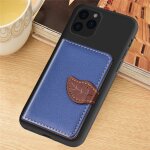 Pour iphone 11 pro mod�le de litchi sac de poche support de portefeuille + etui t�l�phone tpu avec fente ...