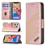 Pour iphone 13 mini couleur couleur crocodile texture horizontale flip pu coque en cuir pu avec portefeuille ...