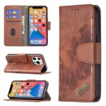 Pour iphone 13 pro couleur couleur crocodile crocodile texture horizontal flip pu coque en cuir pu avec ...