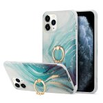 Pour iphone 13 pro quatre coins spub splophord du marbre du marbre du poisson d'arri�re imd avec anneau ...
