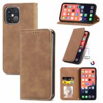 Pour iphone 13 pro rtro skin sentez l'tui en cuir horizontal horizontal magntique commercial avec ...