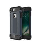 Pour iphone 8 plus et 7 plus armure tough armure tpu + pc (bleu foncé) Pour iphone 8 plus et 7 plus armure tough armure tpu + pc (bleu foncé)