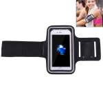Pour iphone 8 plus et 7 plus brassard de sport avec poche  cl (noir)