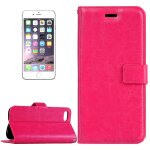 Pour iphone 8 plus et 7 plus crazy horse horizontal housse en cuir flip avec boucle magn�tique et titulaire ...