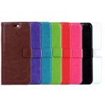 Pour iphone 8 plus et 7 plus crazy horse texture horizontale flip tui en cuir avec boucle magntique ...