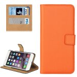 Pour iphone 8 plus & 7 plus vritable split split housse en cuir avec support et fentes pour cartes et ...