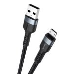 Ivon ca88 12w 2. 4a usb � micro usb nylon braid c�ble de donn�es de charge rapide, dur�e du c�ble: 1m ...