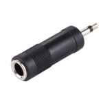 Jack 3, 5 mm m�le vers jack 6, 35 mm (noir)