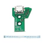 Jcd jds - 040 usb port de chargement avec cble fpc flex de 12 broches pour ps4