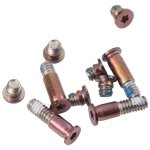 Jeu de vis du capot inférieur pour macbook air 13 pouces m1 a2337 2020 (or) Jeu de vis du capot inférieur pour macbook air 13 pouces m1 a2337 2020 (or)
