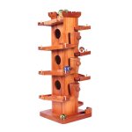 Jouets éducatifs en bois toboggan haute tour piste de glissière à bille roulante Jouets éducatifs en bois toboggan haute tour piste de glissière à bille roulante