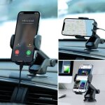 Joyroom car mount clamp holder (dashboard and windshield version) with extendable arm, 360 rotation, ...